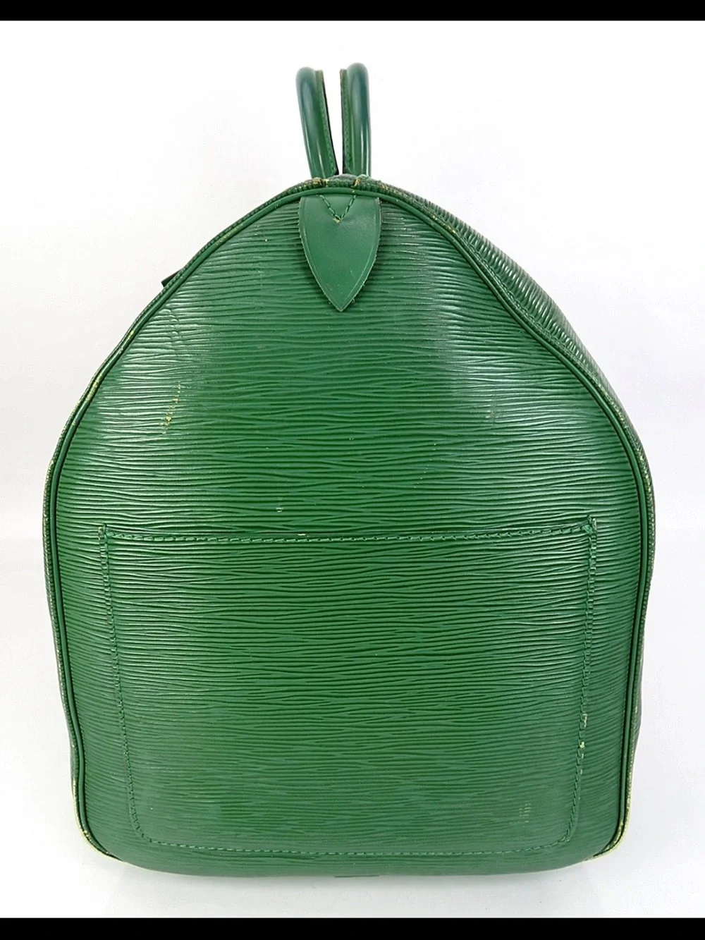 Louis Vuitton Green Epi Leather Duffel Bag